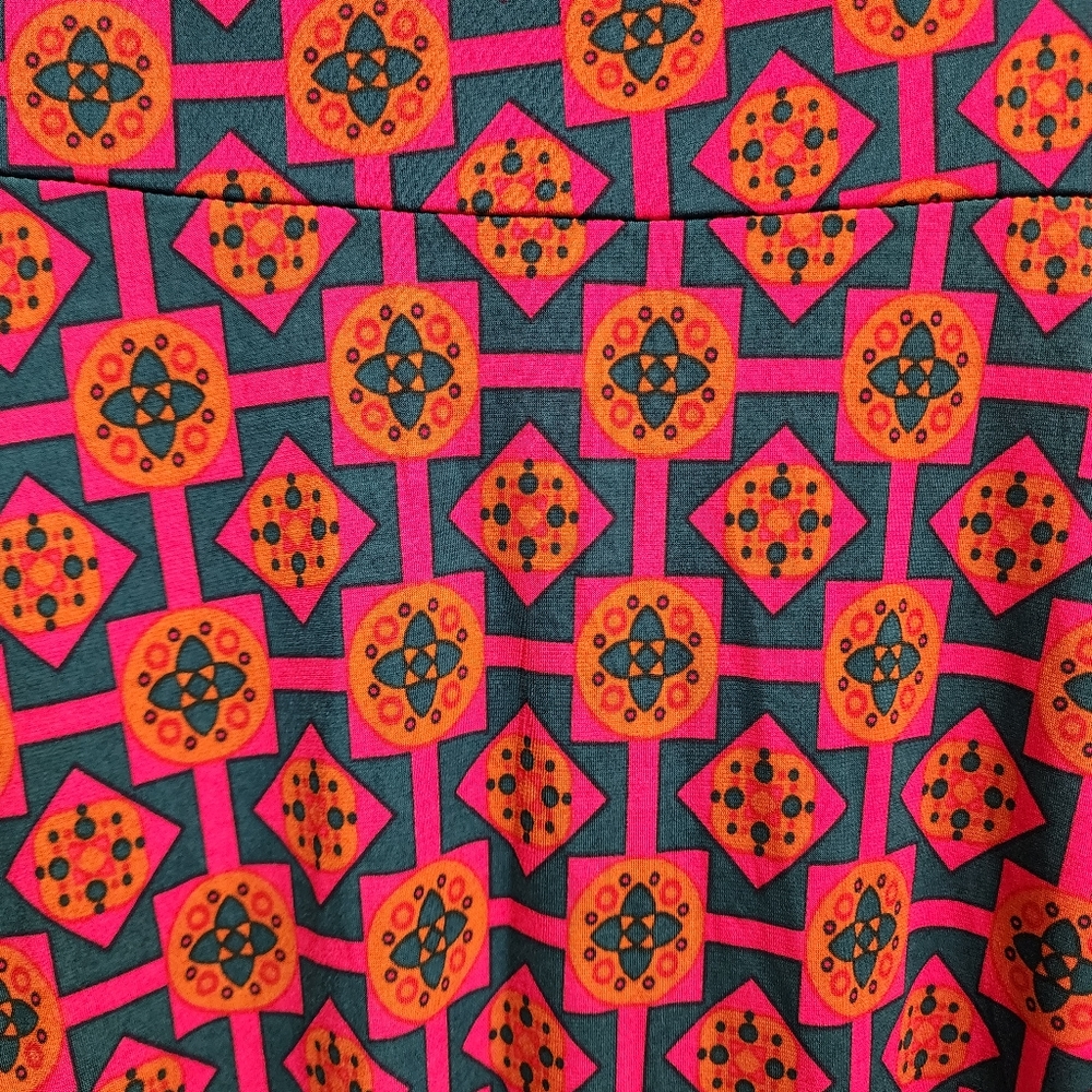 LULAROE NWT Geometric Design Maxi Skirt XL - Picture 4 of 4